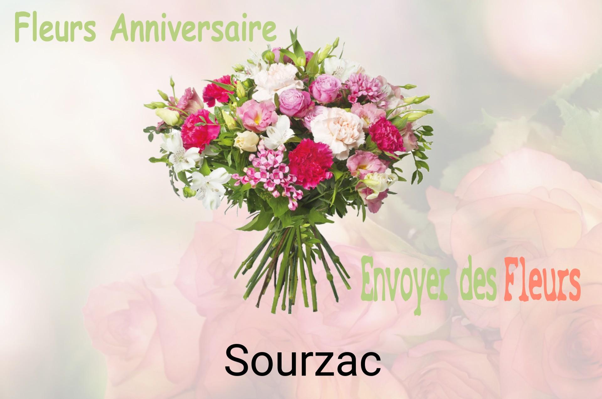 Bouquet de fleurs d’anniversaire livré à Sourzac