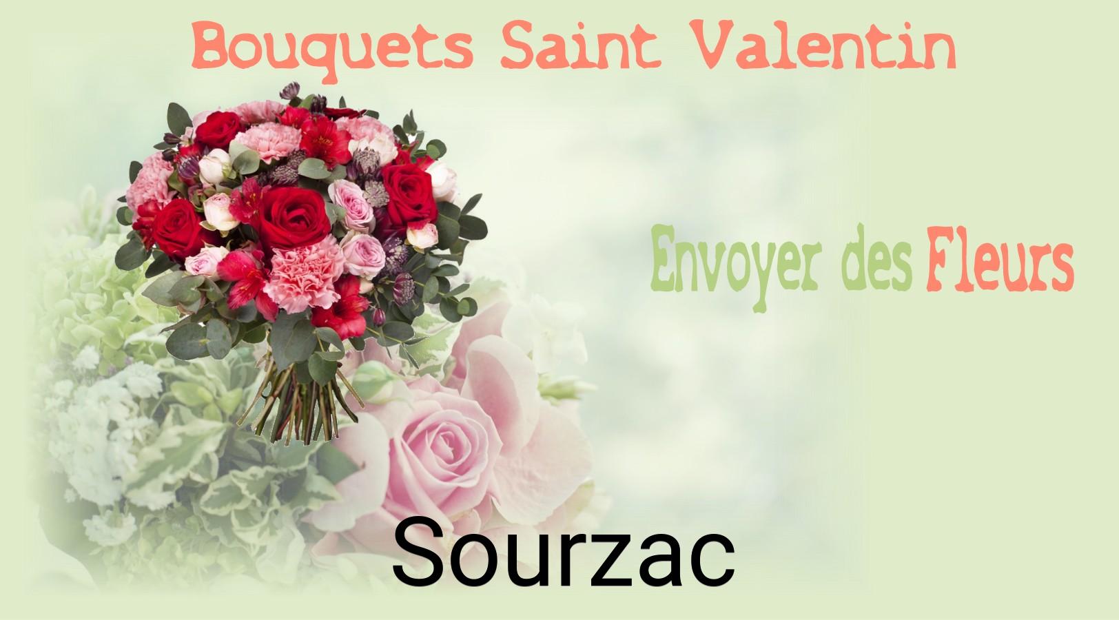 Roses de Saint-Valentin livrées à Sourzac
